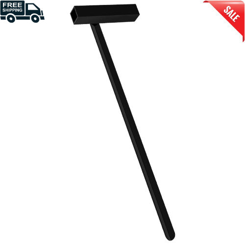 Golf Grip Removal Tool 12-Inch Stainless Steel V-Groove Grip Remover