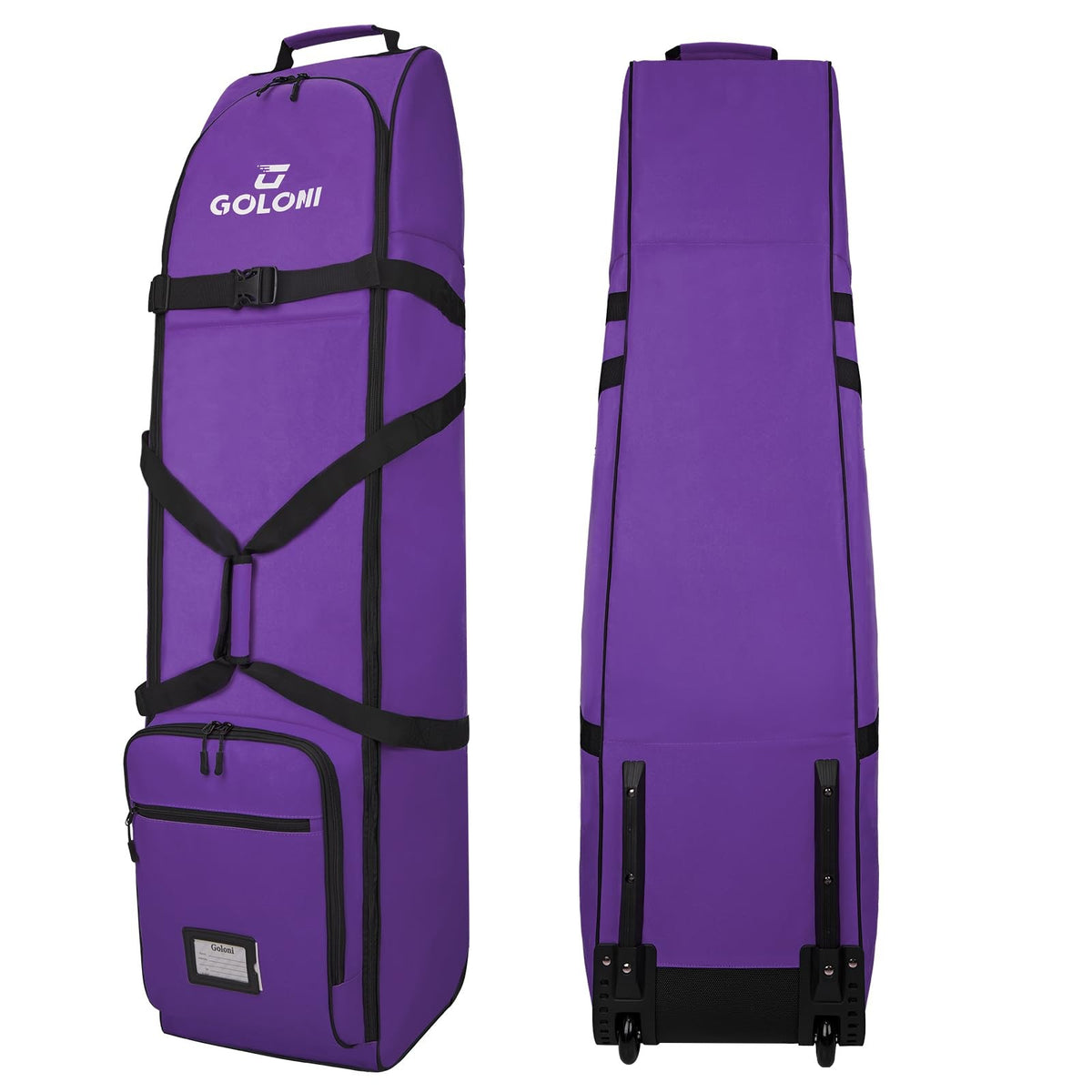 Heavy Duty Golf Travel Bag with Wheels for Airline Travel – Water Resistant & Foldable