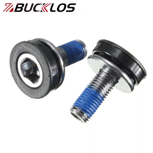 Stainless Steel Bicycle Bottom Bracket Crank Bolts 2-Pack for Square Taper Axle