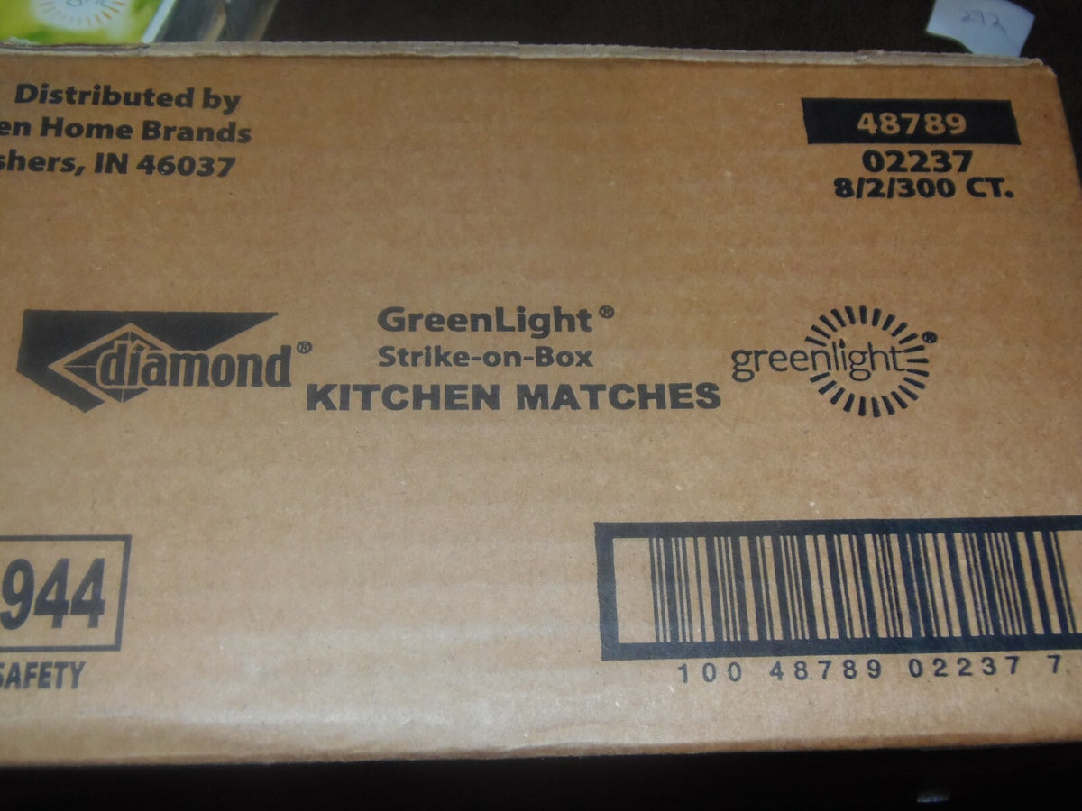 1200 Matchsticks Bulk Pack - 300 per Box, Free Shipping