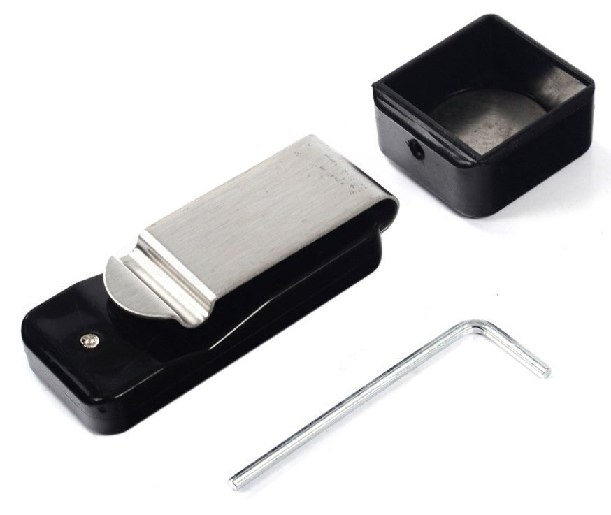 Delta Cue Magnetic Chalk Holder for Billiards - Black
