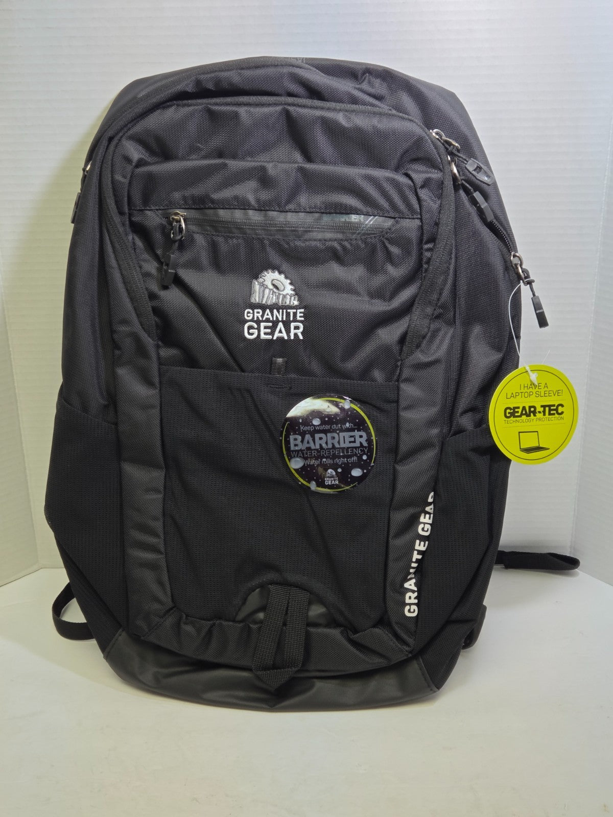 Water-Resistant Laptop Backpack 27L with Multiple Compartments and Hydration Pockets