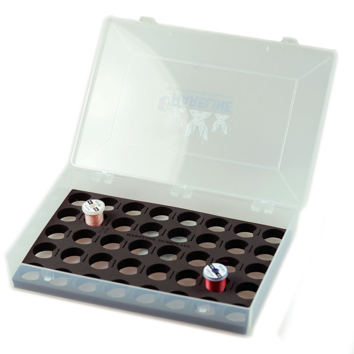 Fly Tying Thread Spool Organizer Box for Fishing Tackle - Fits All Major Brands