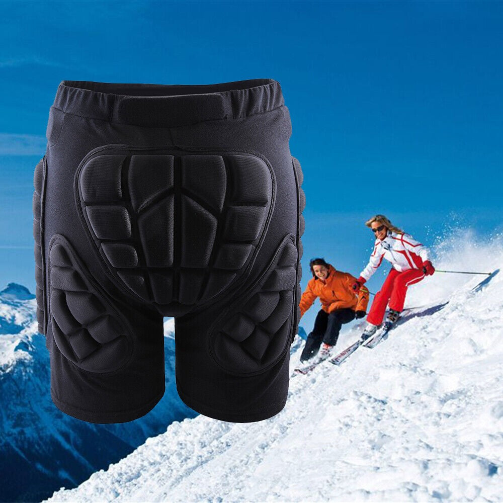 3D EVA Hip Padded Impact Shorts for Ski Snowboard Skateboard Protection