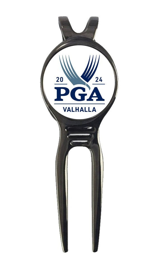 2024 PGA Championship Golf Ball Marker & Black Gunmetal Divot Tool Set