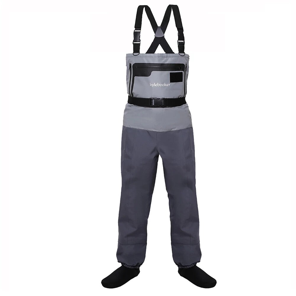 Fly Fishing Chest Waders Breathable Waterproof Durable Stocking Foot Waders