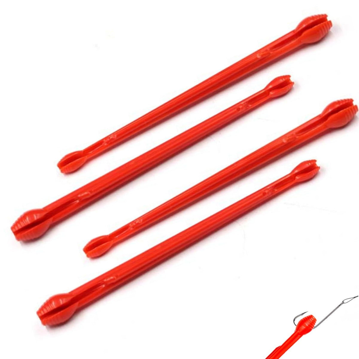 Fishing Hook Remover Tool Kit - 4 Pieces for Easy, Safe Hook Extraction