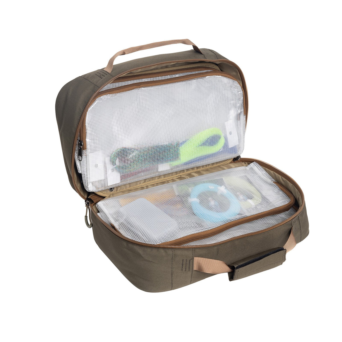 Fly Tying Travel Case Organizer with Pockets & Compartments