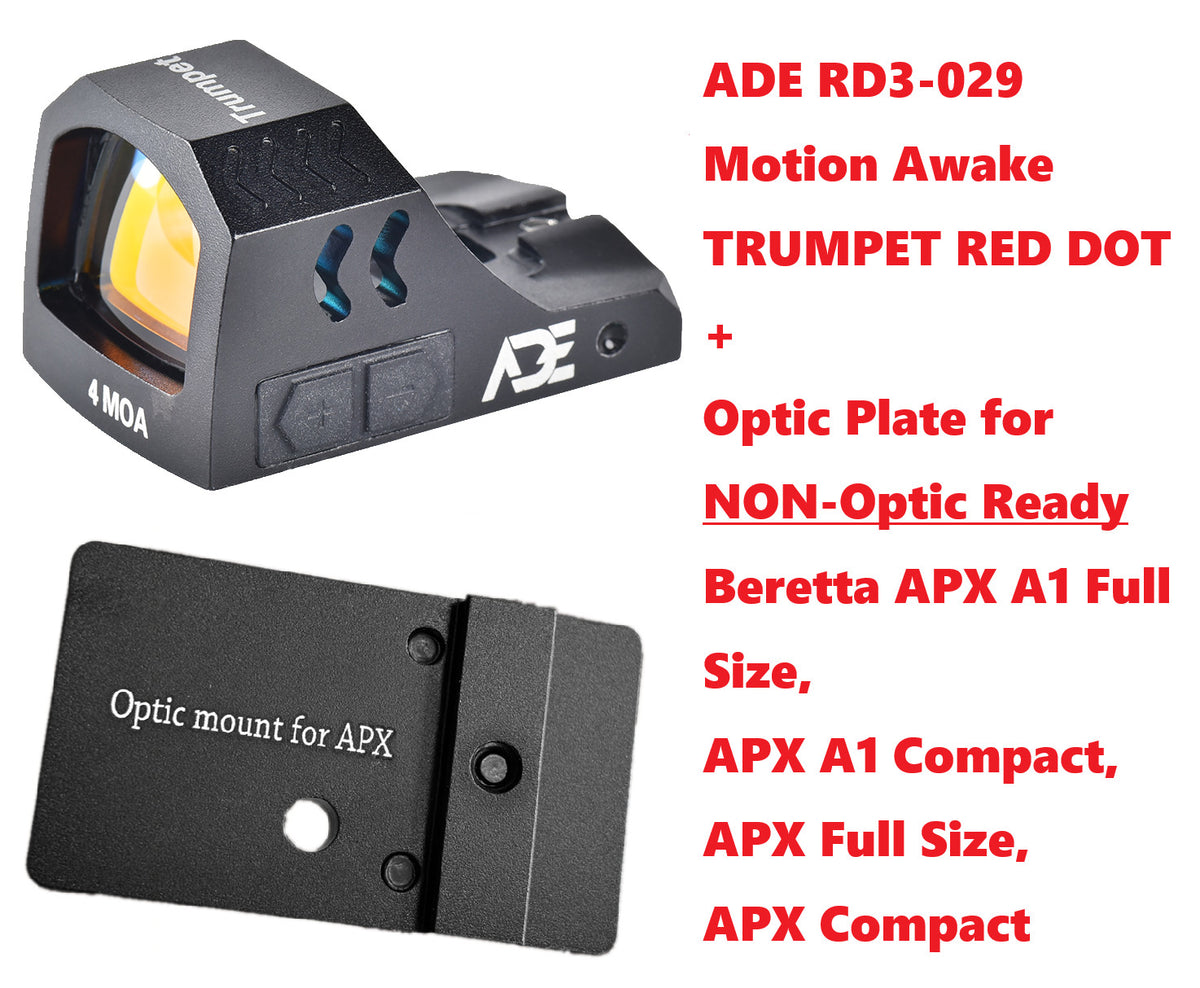 Mount Plate for Non-Optic Ready Beretta APX Pistols