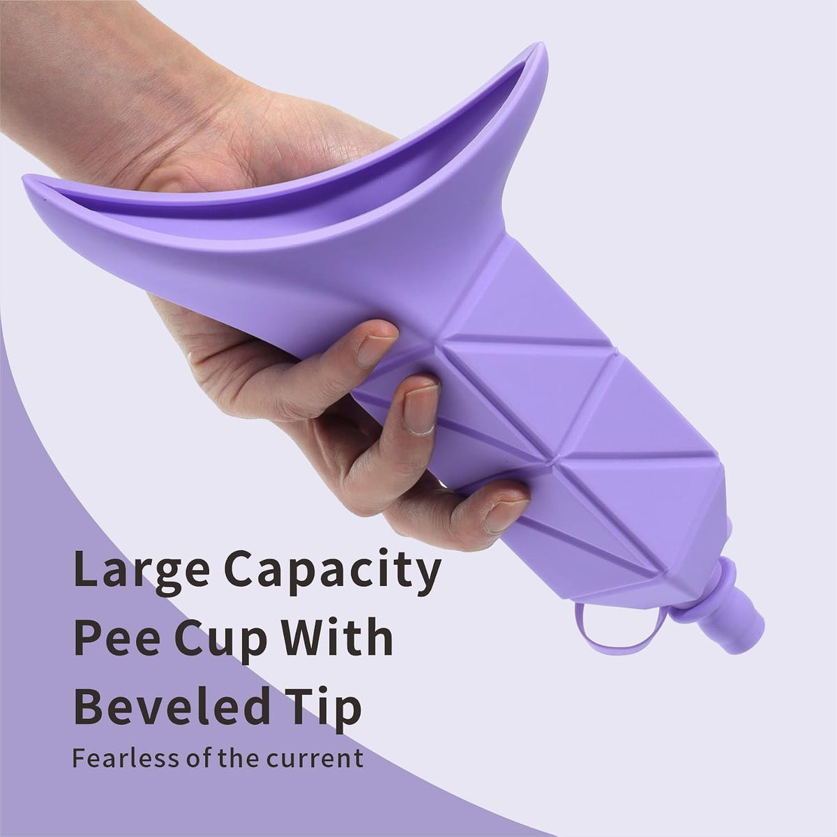 Foldable Silicone Female Urination Device for Camping & Outdoor Use