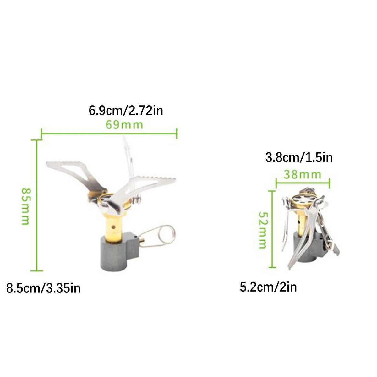 3000W Portable Folding Gas Stove for Camping Outdoor Cooking Ultralight