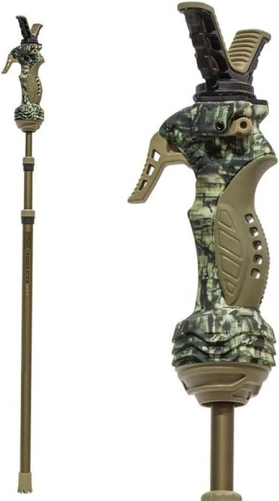 Adjustable Hunting Monopod Shooting Stick 33-65 Inches with Camouflage Finish