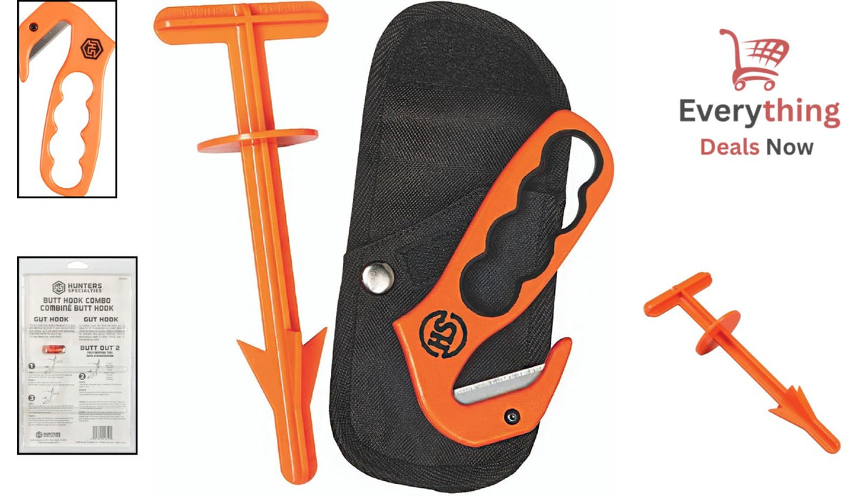 Big Game Field Dressing Kit with Gut Hook and Butt Out for Hunting
