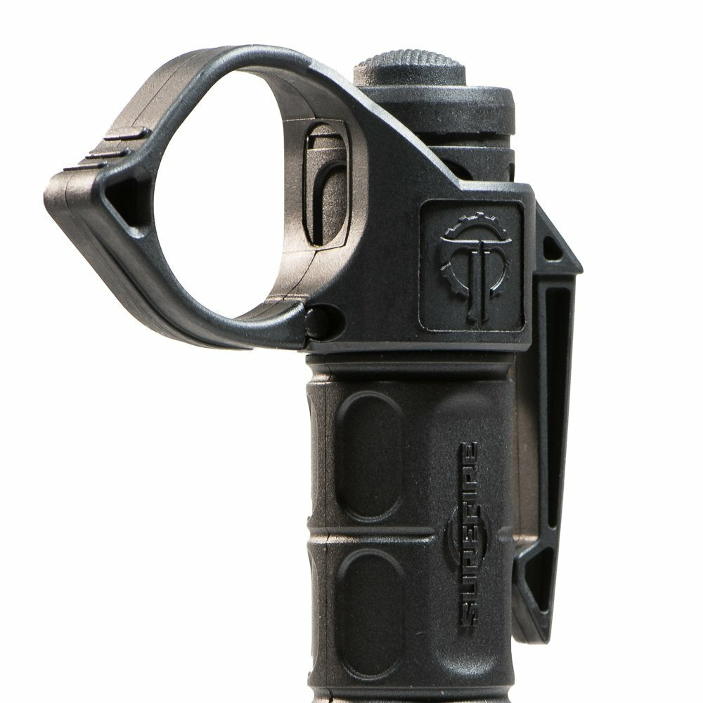 Large Flashlight Ring with Finger Clip for Tactical & Outdoor Use