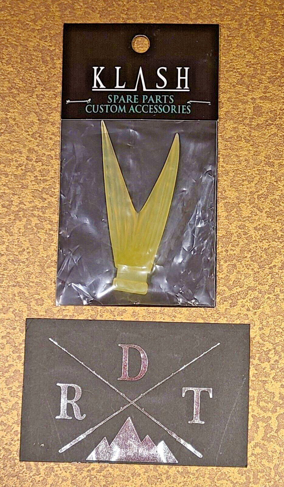 Fishing Tackle Replacement Tail - Yellow for KLASH 9 V TAIL Baits