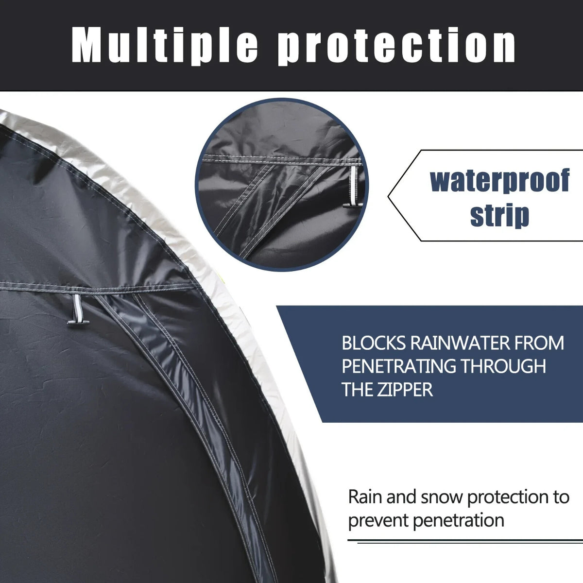 Waterproof Bike Tent for 2-4 Bicycles Outdoor Storage Shelter