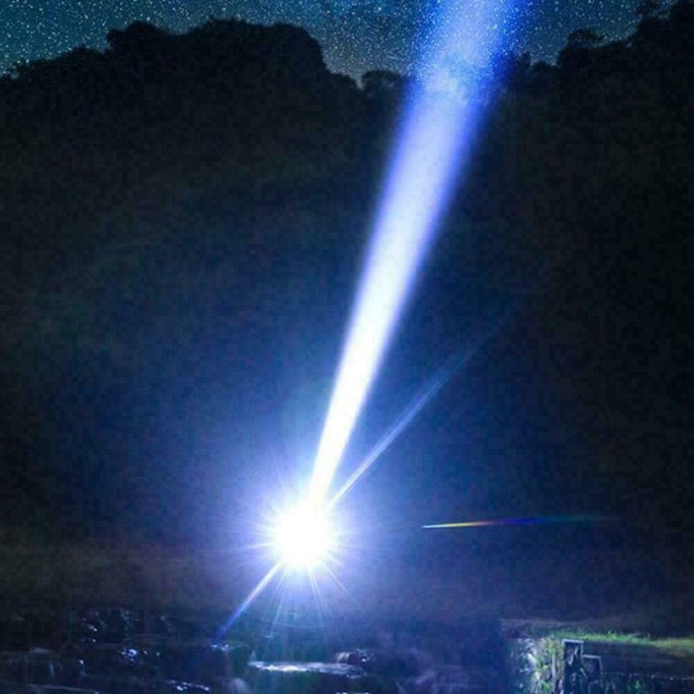High Brightness Rechargeable LED Torch with 8 LEDs and COB Floodlight