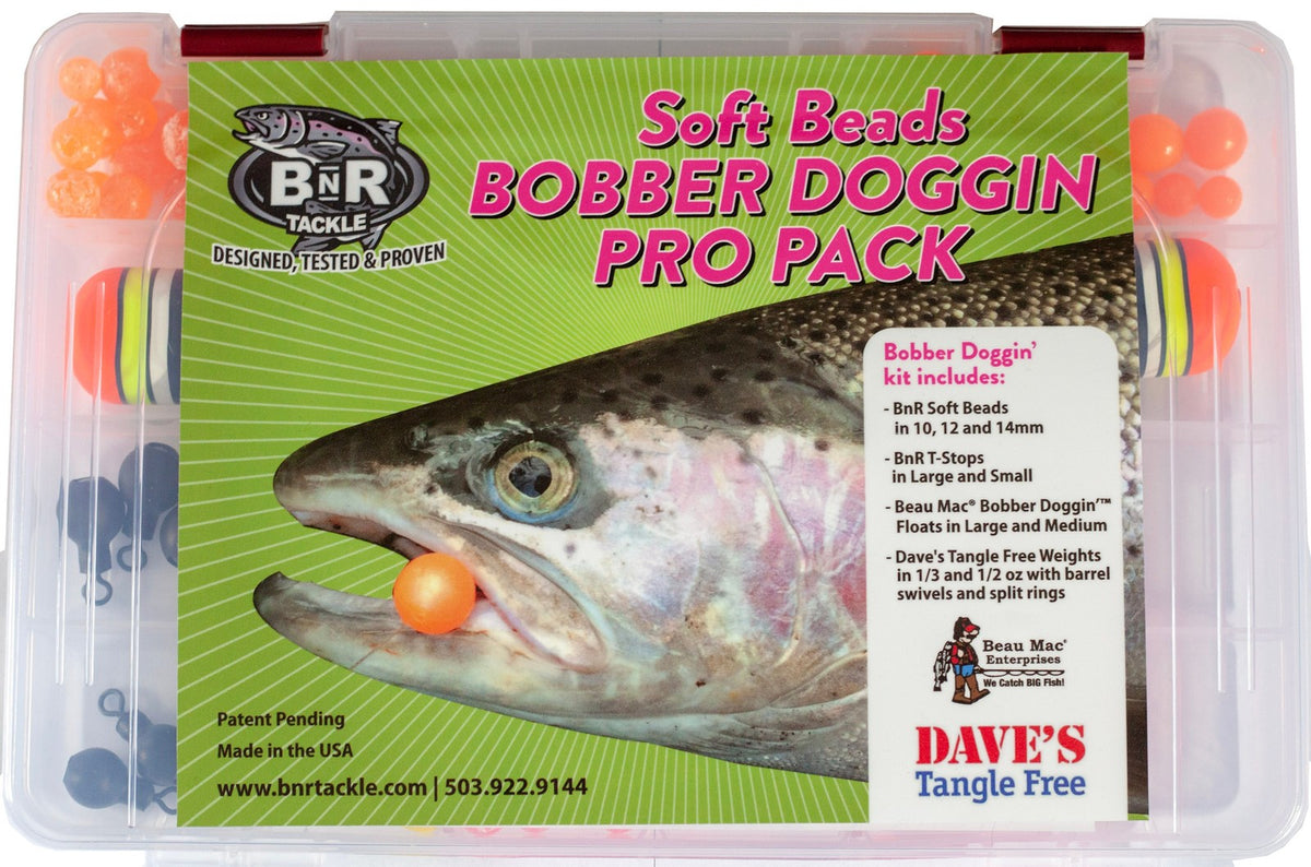Fishing Tackle Kit with Floats Beads Weights and Rig Diagram for Steelhead