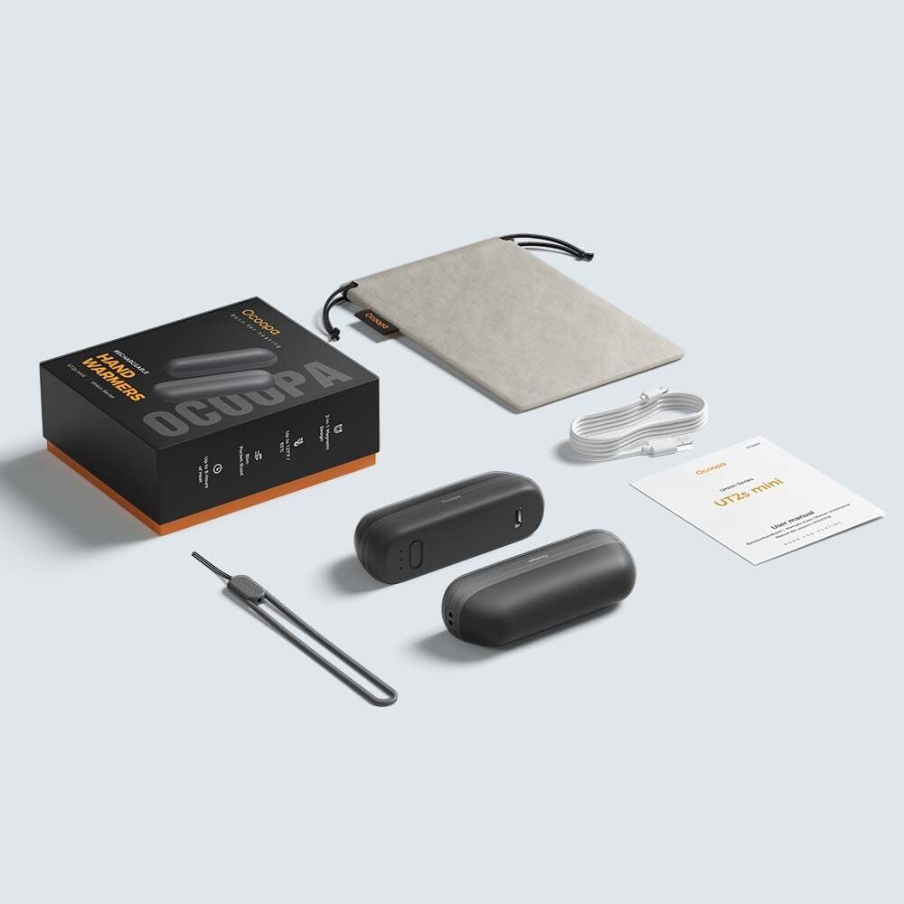 Rechargeable Magnetic Hand Warmers 2 Pack with 5600mAh Power Bank for Ski Camping