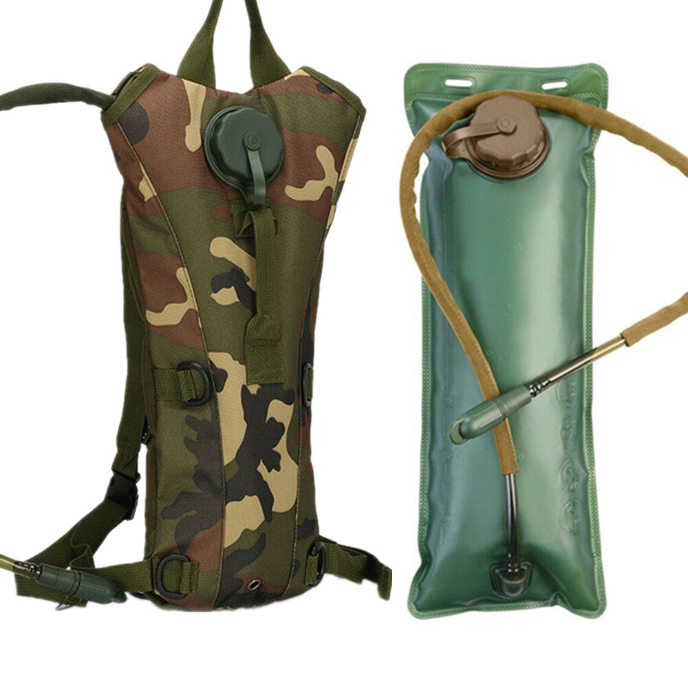 3L Hydration Backpack Water Bladder Bag for Hiking Camping Cycling Outdoor