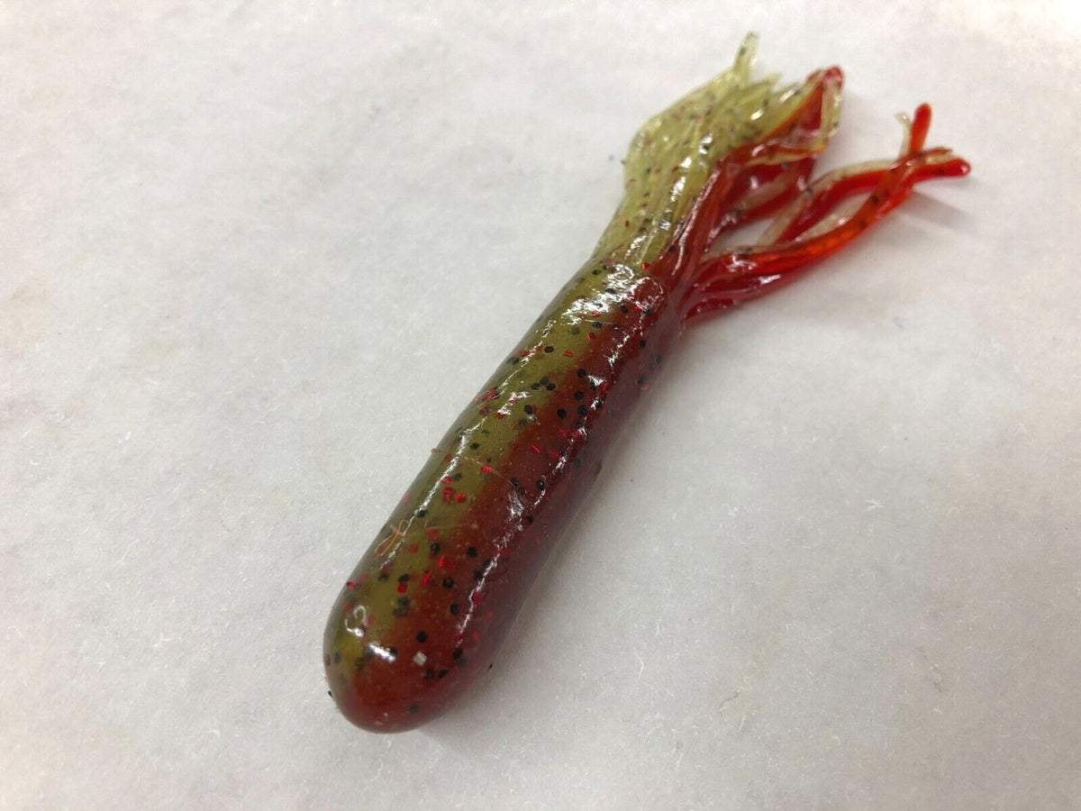 Dipped Soft Plastic Bass Tubes 4-inch, 20 Pack Fishing Lures - Multiple Colors