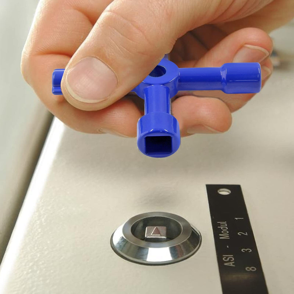 Multi-Function Utility Key Set for Electric, Gas, Water Cabinets - 3 Pieces