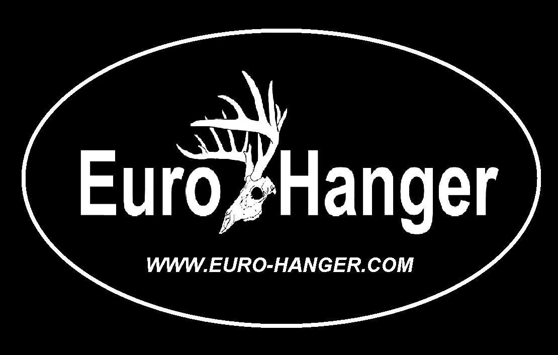 European Skull Mount Hanger - Deer Trophy Wall Hook for Taxidermy