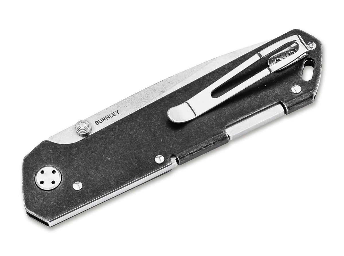 Boker Kihon Bifold Folding Pocket Knife - MagnaCut Steel, 3" Blade, Black Handle