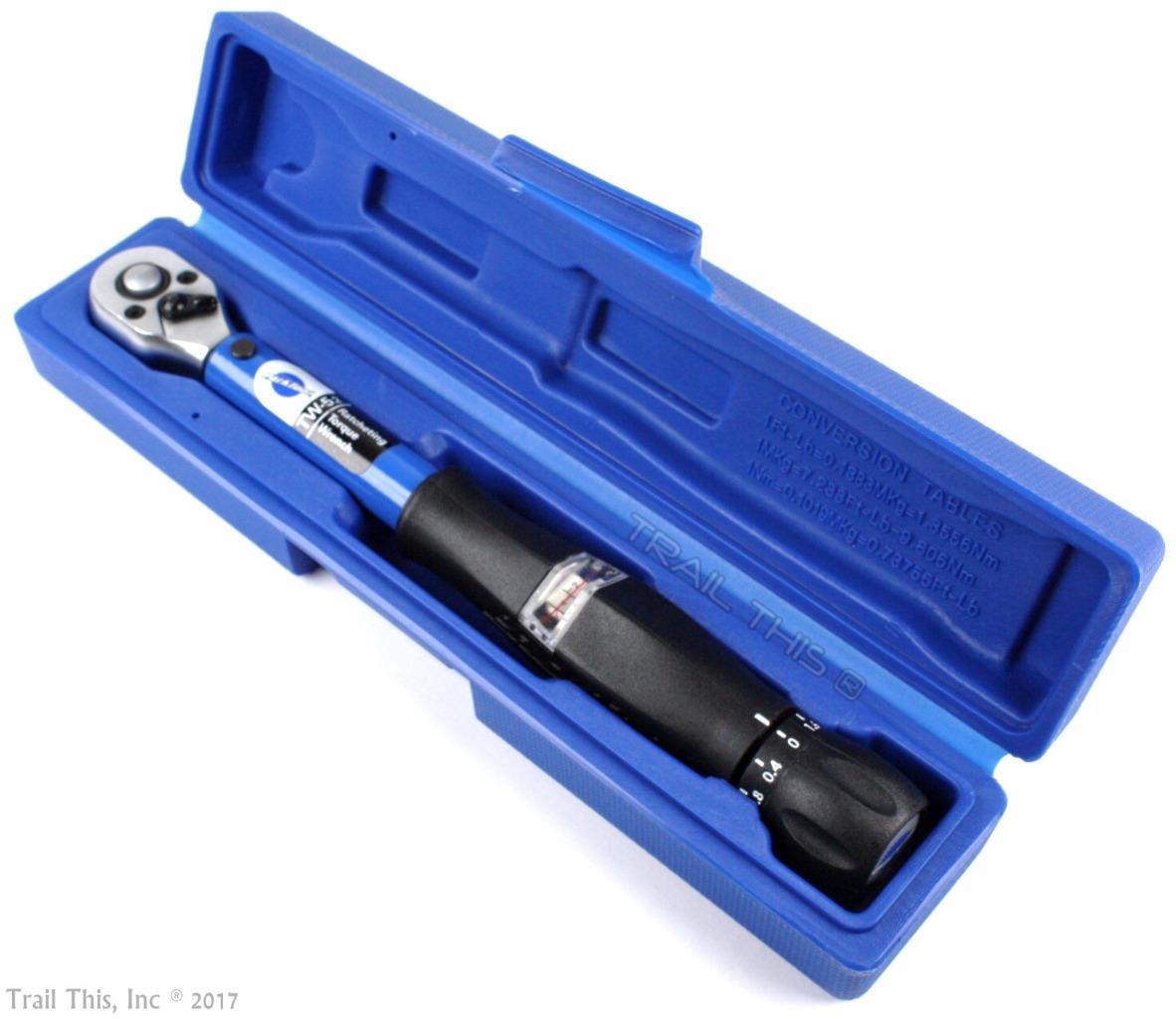 Bicycle Torque Wrench 3/8-Inch Drive Click Type 2-14Nm for Bike Maintenance