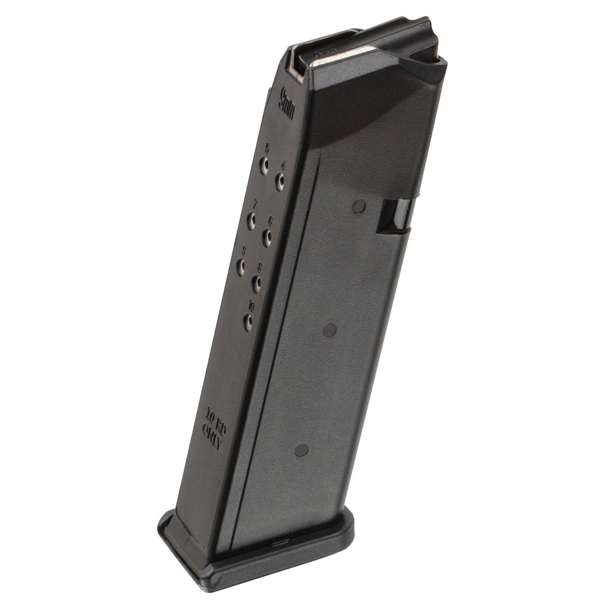 9mm Luger Magazine 10-Round for Derya DY9 Handgun - Polymer & Steel Construction