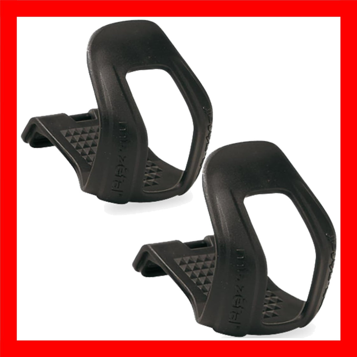 Mountain Bicycle Half Toe Clips - Quick Entry & Release, Durable Design