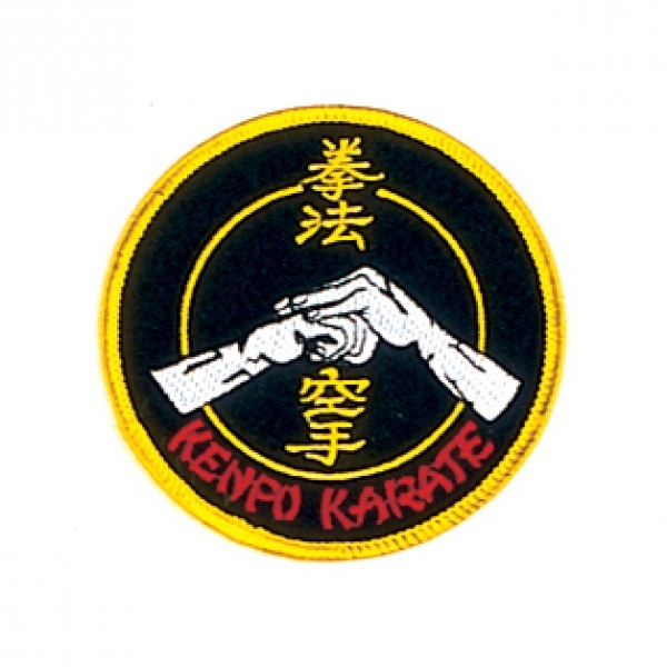 Martial Arts Patch - Kenpo Karate Fist Embroidered Sew-On or Iron-On 3.5"