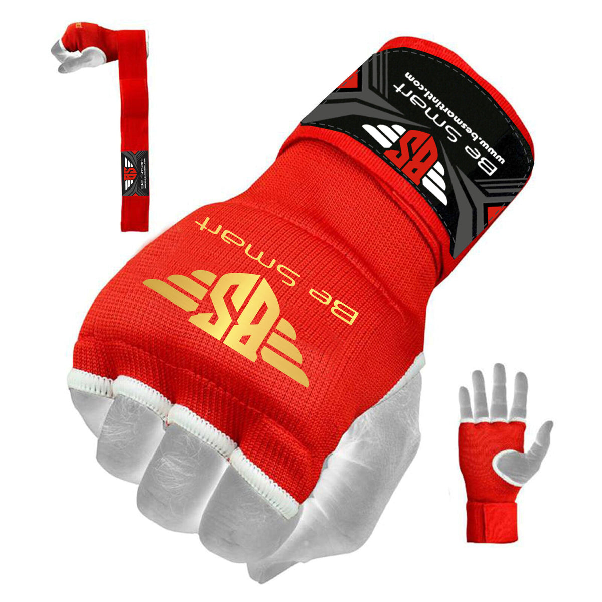 Boxing Hand Wraps Gloves with Padded Knuckles MMA Kickboxing Gloves