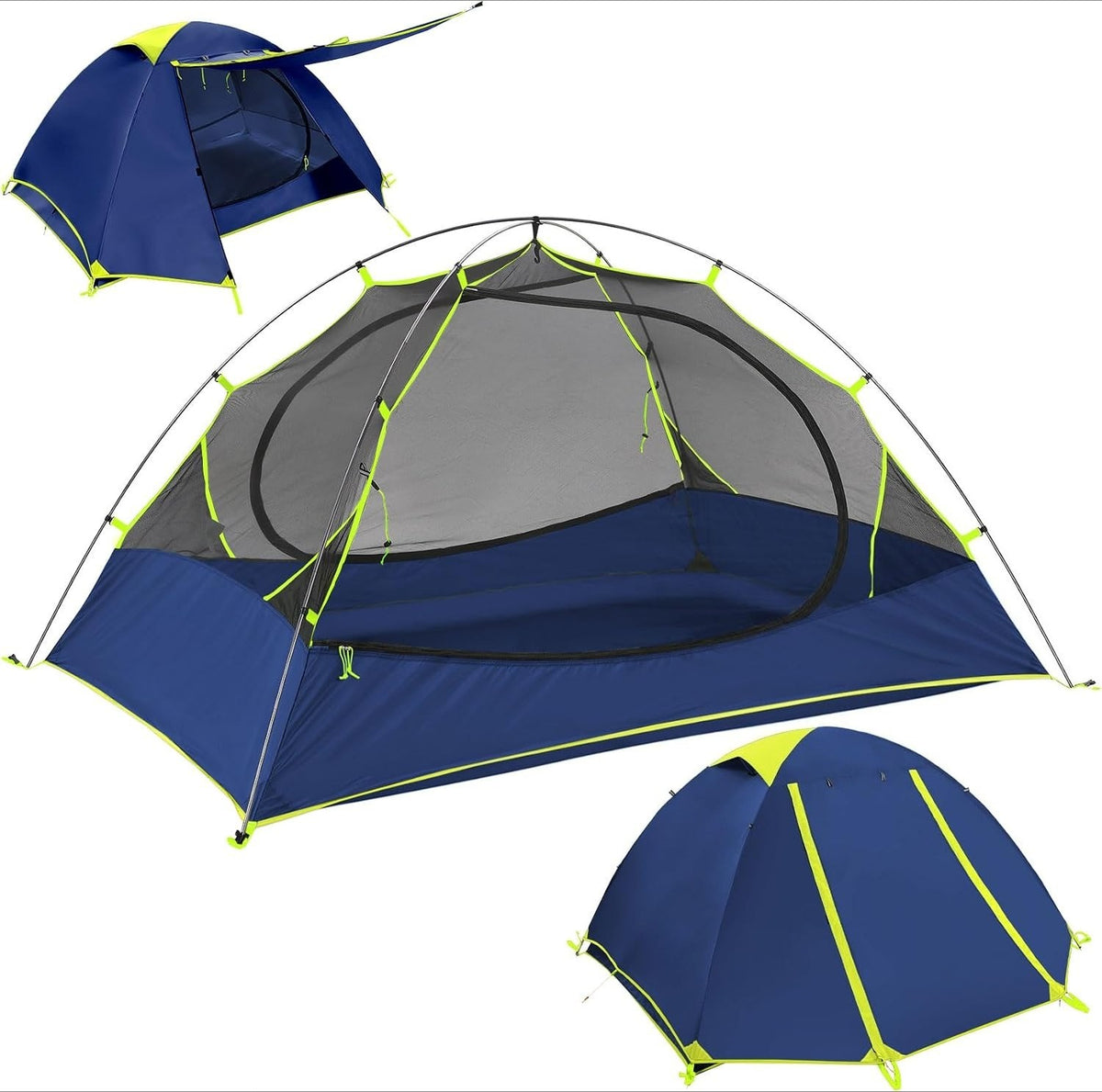 Lightweight Camping Tent for 1-6 Persons - Backpacking & Outdoor Gear