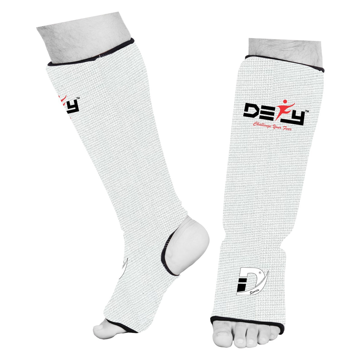 Lightweight MMA Shin Guards with Foam Padding and Support