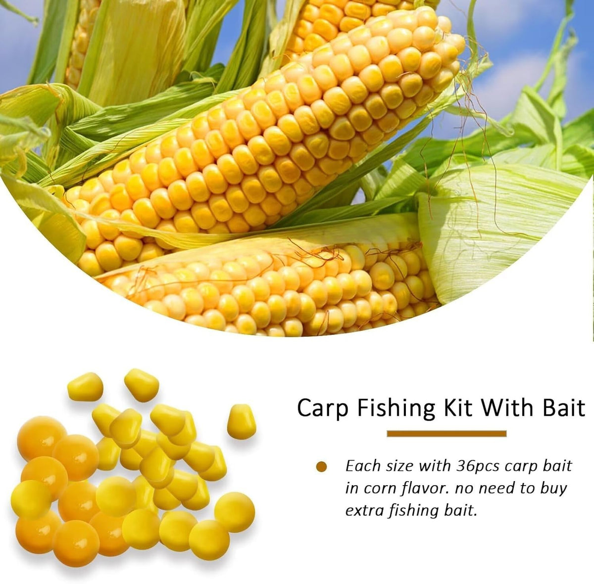 Carp Fishing Hair Rig Kit with Hooks, Bait & Accessories - 151 Pieces