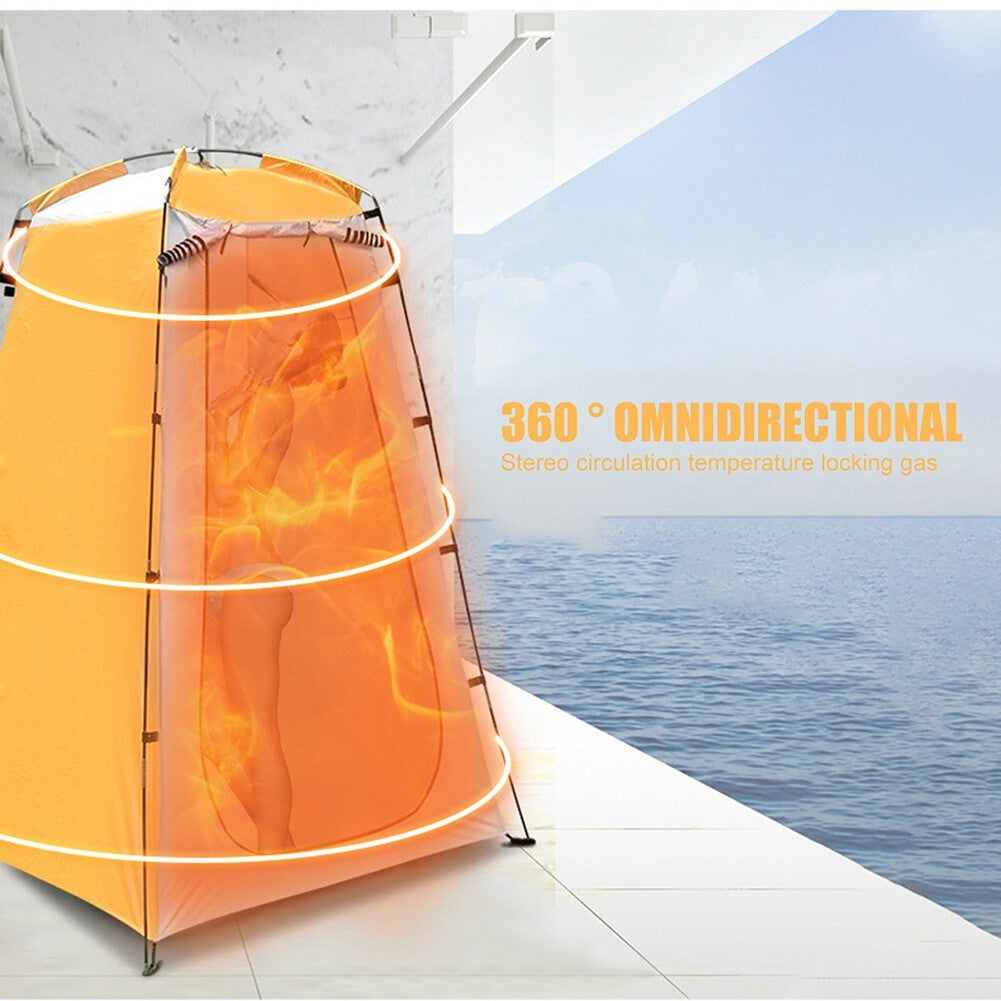 Portable Privacy Shower Tent with Bag - 6.9FT Pop Up Camping & Beach Enclosure