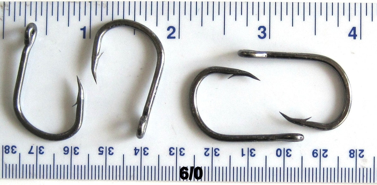 High Carbon Steel Live Bait Fish Fishing Hooks - Multiple Sizes
