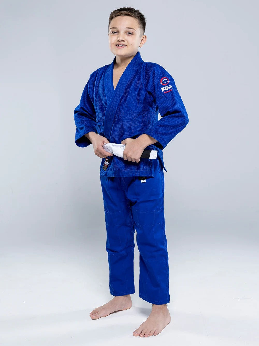 Kids Brazilian Jiu Jitsu Gi - Youth All-Around BJJ Uniform with Patches