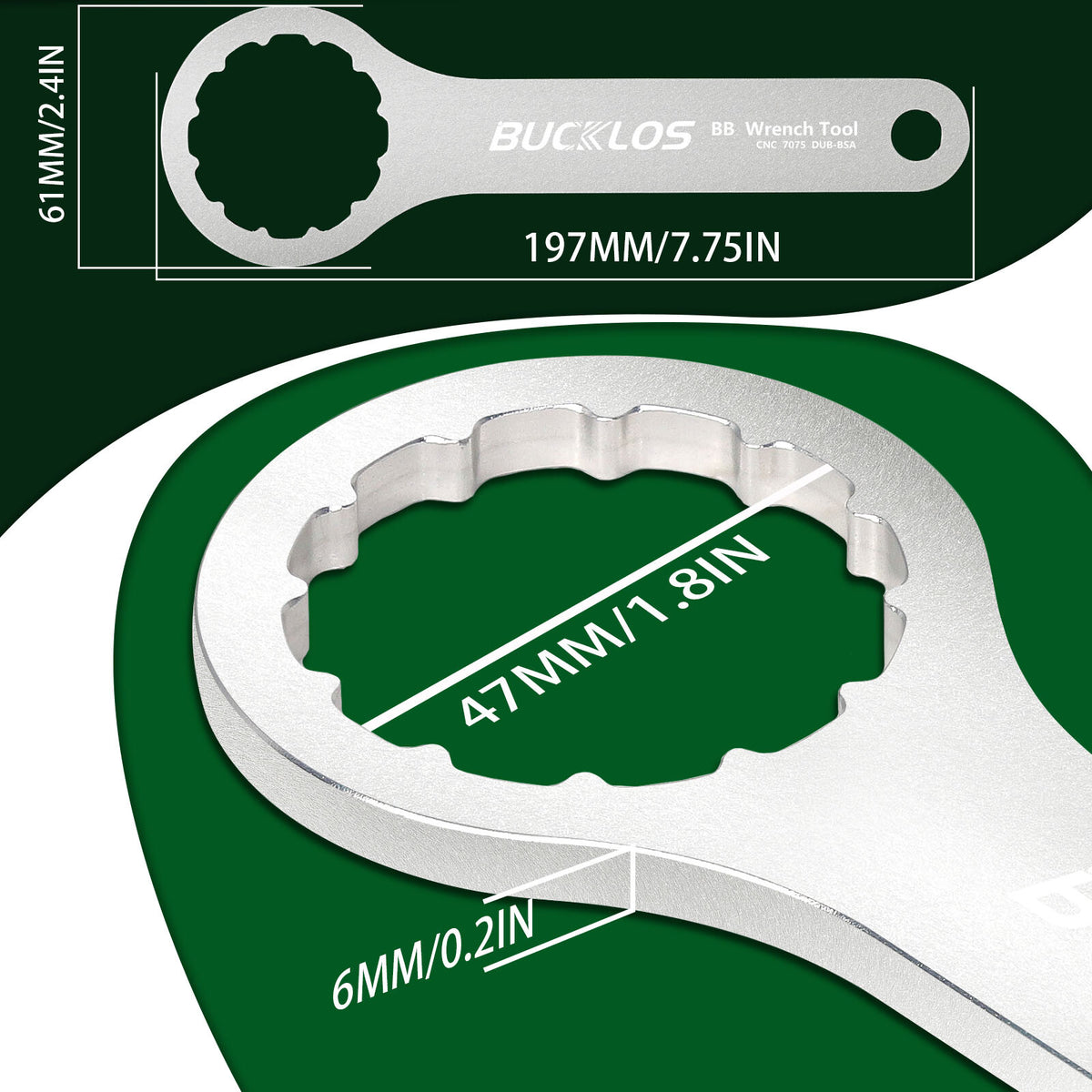 Bike Bottom Bracket Wrench for SRAM DUB BSA 46mm – Professional Repair Tool