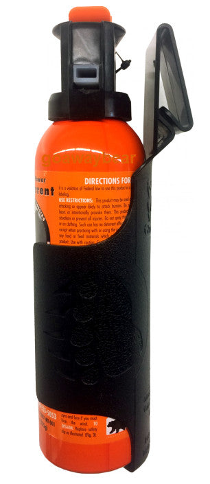 Bear Spray with Holster - 2 Pack, 30-35 Feet Range, Hot Pepper Deterrent