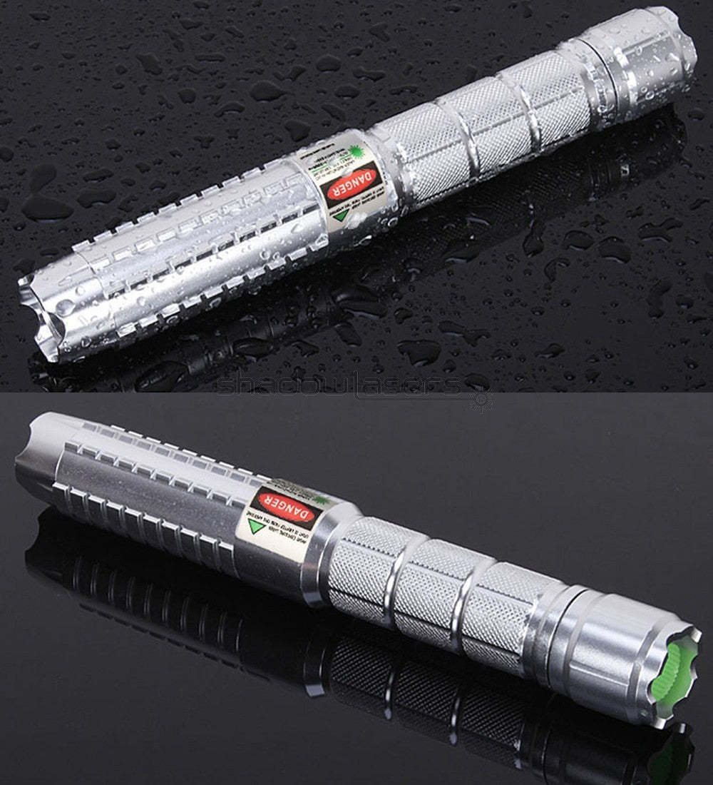 Adjustable Focus Blue Laser Pointer 450nm Handheld Flashlight - Visible Beam