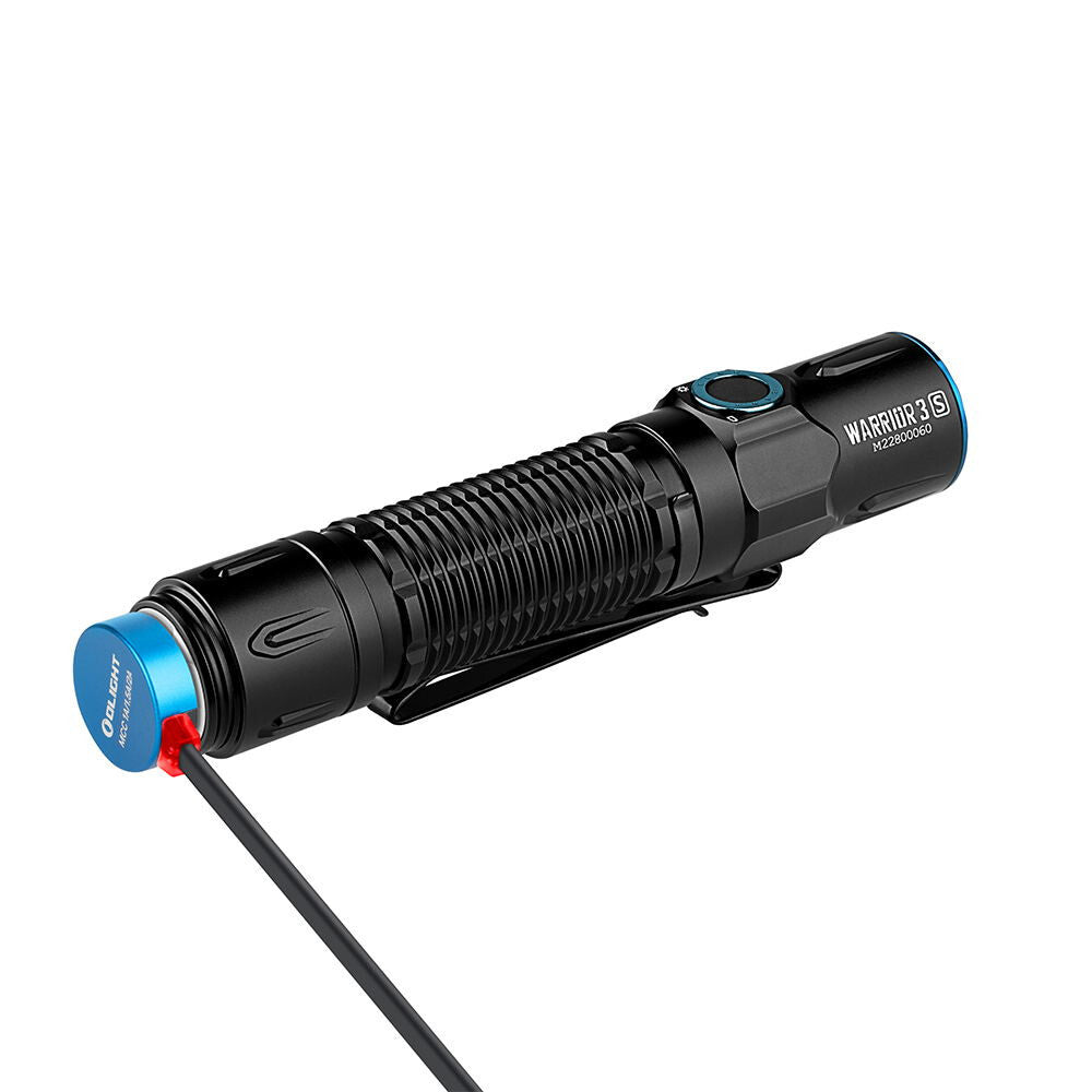 Waterproof Tactical Flashlight 2300 Lumens Dual Switch LED Handheld Torch