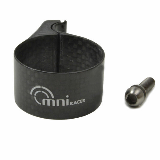 Lightweight Carbon Front Derailleur Adapter Clamp 31.8mm for Cycling