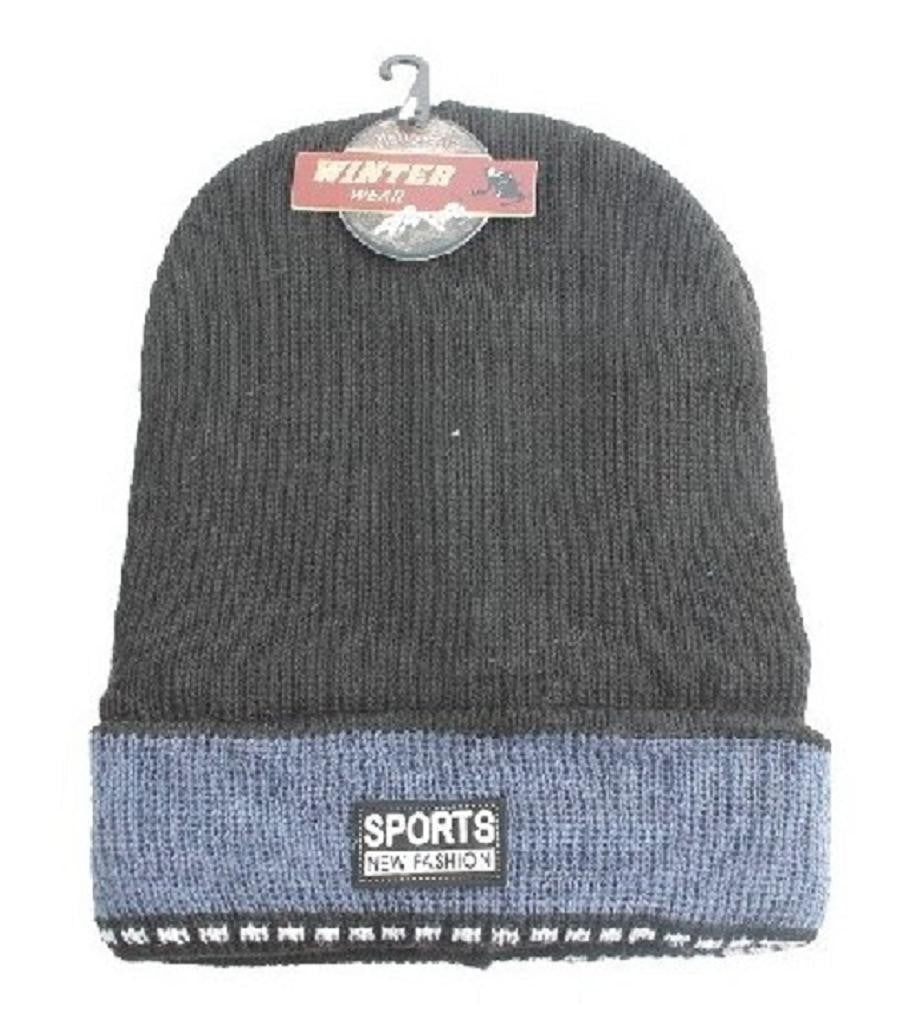 Unisex Winter Beanie Hats Bulk Pack - Fleece Lined Warm Cold Weather Caps
