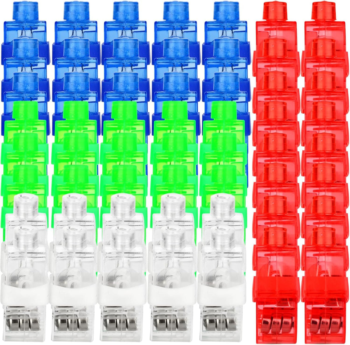 60Pcs LED Finger Lights for Kids Glow Party Favors - Bright Mini Flashlights