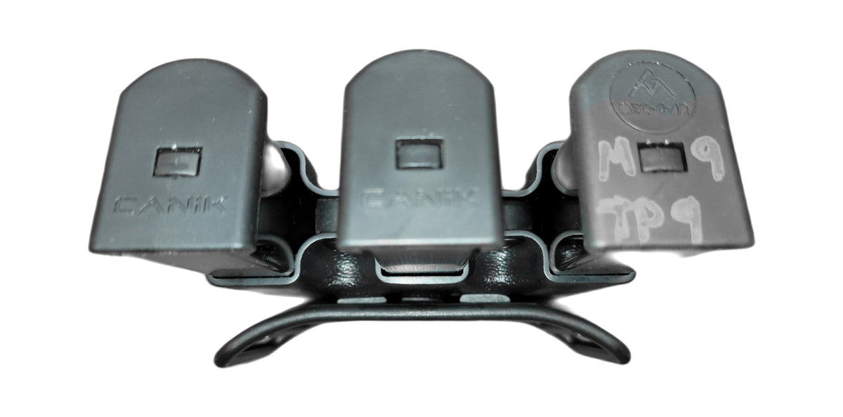 Triple Magazine Carrier for 9mm Double Stack Magazines - Canik, Walther, M9