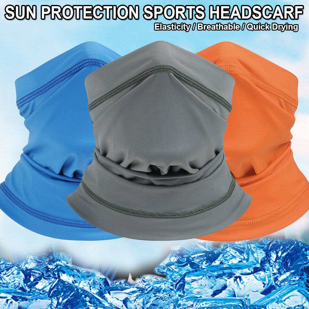 Outdoor Cooling Face Mask Neck Gaiter UV Protection Breathable Bandana