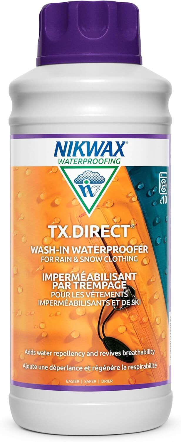 Nikwax TX.Direct Wash-In Waterproofing 1000ML - Breathable Waterproof Gear