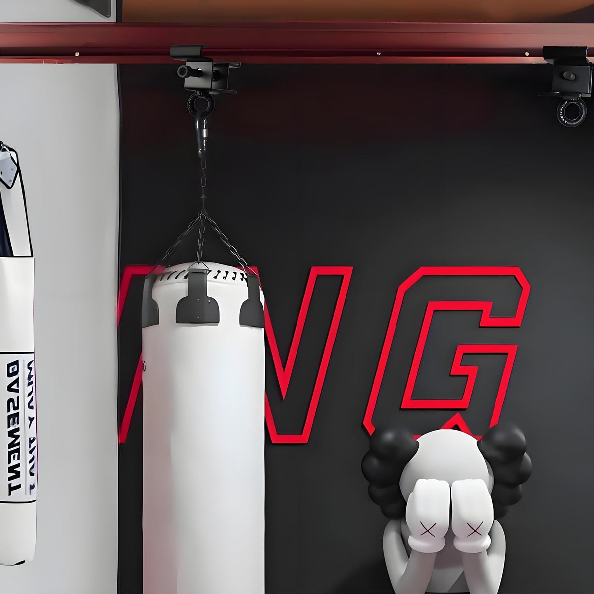 Heavy Duty Steel I-Beam Clamp for Heavy Bag Supports 4-6.5 Inch Range 800 Lb Capacity